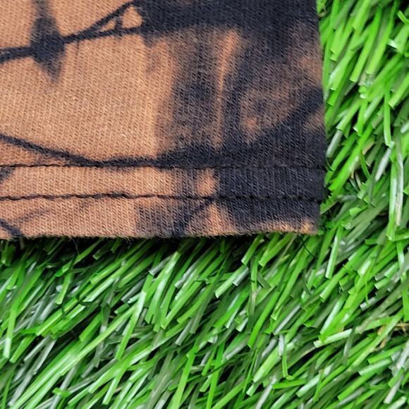 Savage-Vines Skull Rose Shirt Womens Small 18x22 Bleached Black - Picture 9 of 11